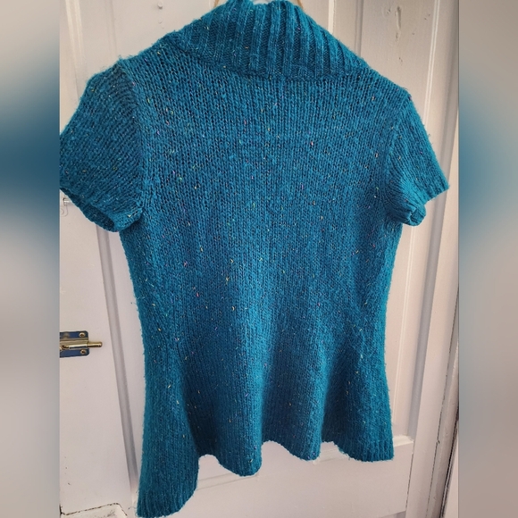 #050 Arizona Small Open Front Short Sleeve Cardigan - Picture 12 of 12